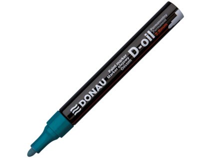 Popisovač lakový 2,8mm Donau D-OIL zelený