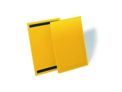 Magnetické vrecko na dokumenty 210x297mm na výšku 50ks žlté