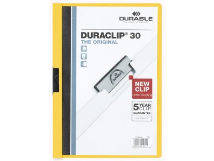 Obal s klipom DURACLIP Original 30 žltý