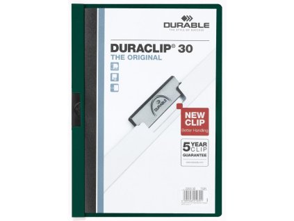 Obal s klipom DURACLIP Original 30 tmavozelený