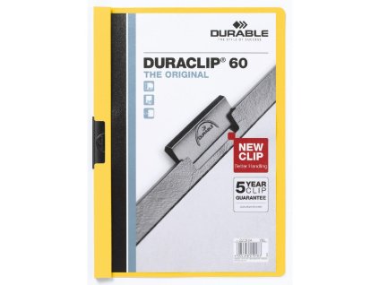 Obal s klipom DURACLIP Original 60 žltý
