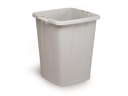Veľkokapacitný plastový kôš DURABIN 90 ℓ sivý