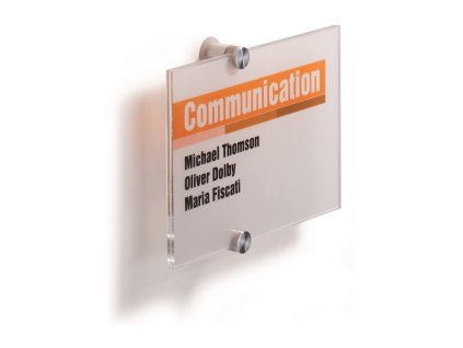 Informačná tabuľka Crystal Sign 210x148 mm