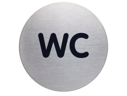 Piktogram WC text