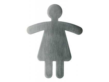 Piktogram WC dámy tvarované