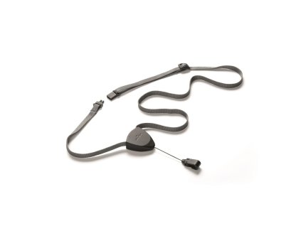 Závesný remienok DURABLE FLEX so šnúrkou čierny 10ks