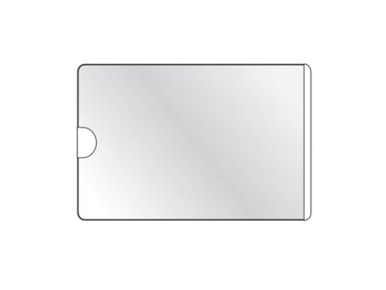 Samolepiace vrecko vizitkové s otvorom zboku DURABLE 93x62mm 100ks