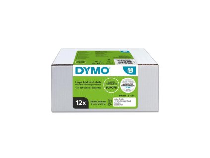 Samolepiace etikety Dymo LW 89x36mm adresné veľké biele 3120ks