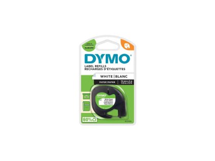 Páska Dymo pre Letratag papierová biela 12mm x 4m
