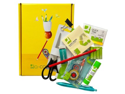 Štartovacia sada plná kancelárskych produktov Q- Connect
