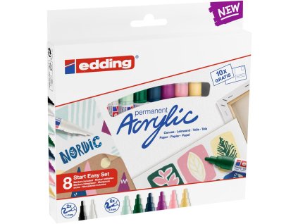 Jednoduchá akrylová štartovacia súprava nordic