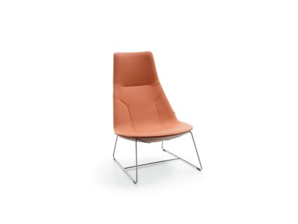 Kreslo Chic Lounge, nohy Metallic, látka Synergy LDS 73