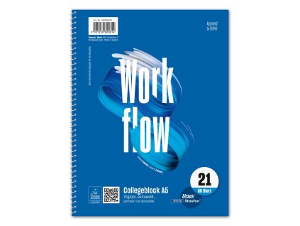 Blok College Format Werk Ursus Basic A5 80 listov linajkový 70g