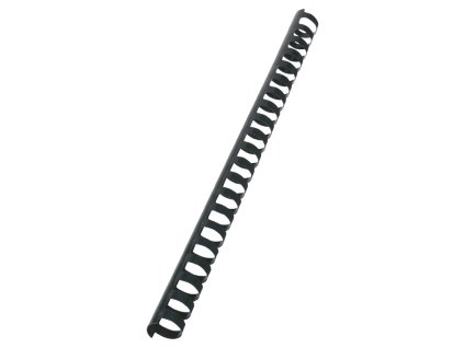 Plastové hrebene GBC 21R 19mm čierne