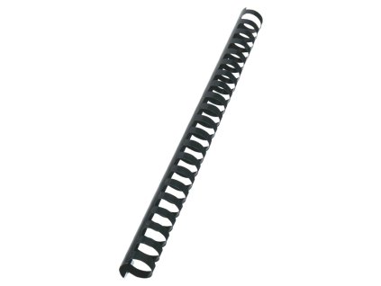 Plastové hrebene GBC 21R 22mm čierne