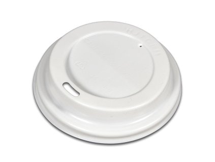 Plastové viečko biele 62 mm `Coffee to go` 100ks