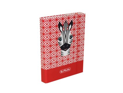 Box na zošity A4 s gumičkou Cute Animals Zebra