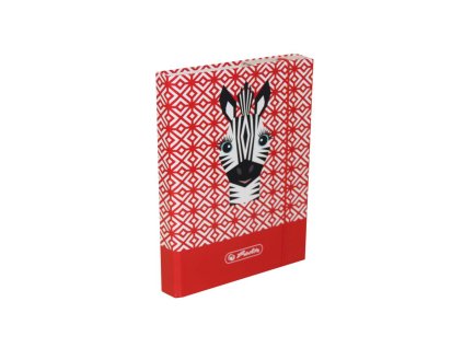Box na zošity A5 s gumičkou Cute Animals Zebra