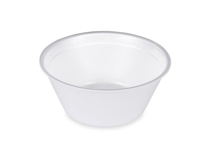 Termo miska (XPS) biela Ø140mm 500ml (50 ks)
