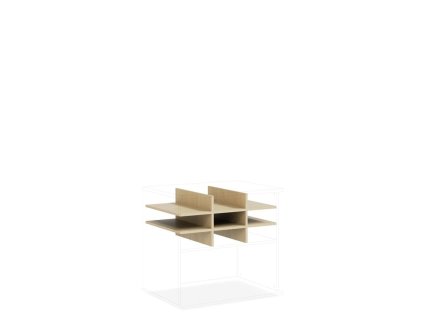 Priehradka do niky BASIC, 77x34x52cm, breza