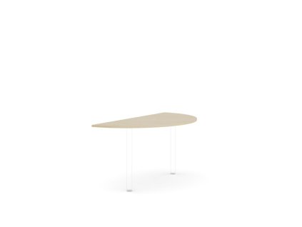 Doplnkový stôl bez nohy BASIC, 160x2,2x80cm, breza