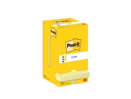 Samolepiaci Z-bloček Post-it 76x76 žltý 12x100 lístkov
