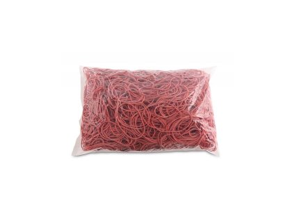 Gumičky Office Products 60mm 1kg červené