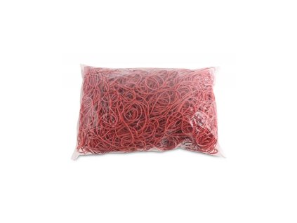 Gumičky Office Products 80mm 1kg červené