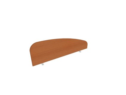 Paraván Hobis na hranu stola, oblý, 120 cm, čerešňa