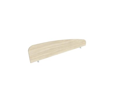 Paraván Hobis na hranu stola, oblý, 160 cm, agát