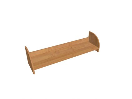 Závesná polica na stenu Hobis, 120 cm, jelša