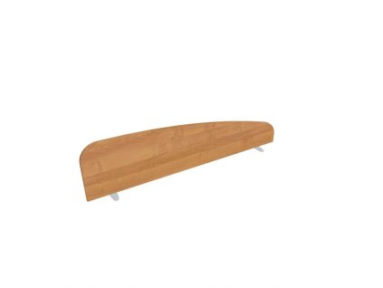 Paraván Hobis na plochu stola, oblý, 160 cm, jelša