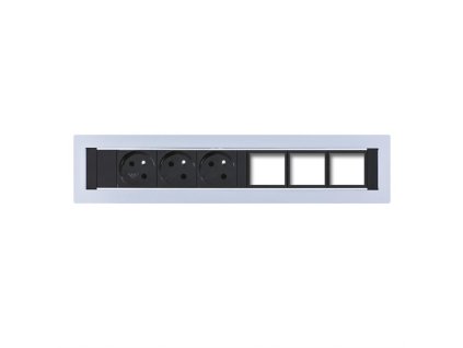 Konfigurovateľný pevný panel KPP 6, sivá