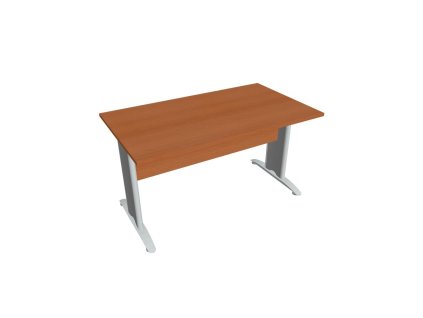 Rokovací stôl Cross, 140x75,5x80 cm, čerešňa/kov