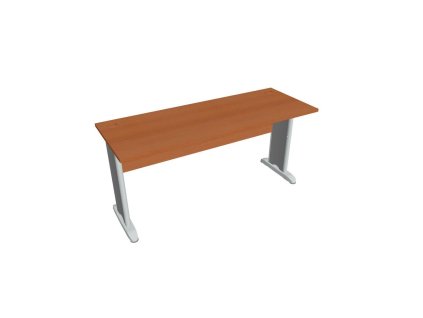 Pracovný stôl Cross, 160x75,5x60 cm, čerešňa/kov