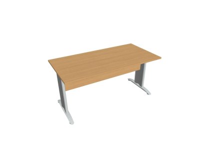 Rokovací stôl Cross, 160x75,5x80 cm, buk/kov