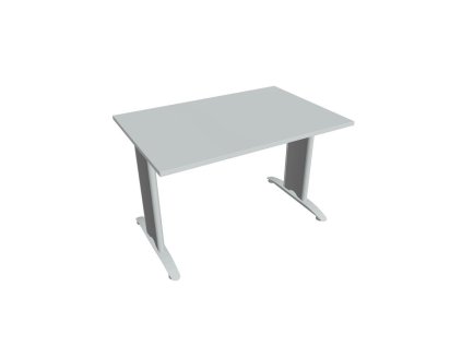 Rokovací stôl Flex, 120x75,5x80 cm, sivý/kov