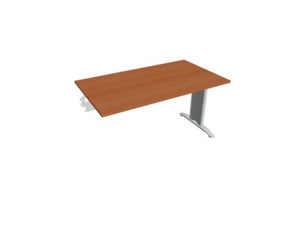 Rokovací stôl Flex, 140x75,5x80 cm, čerešňa/kov