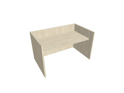 Recepčný pult ASSIST 160, 167 x 80 (100) x 74 (100) cm, agát