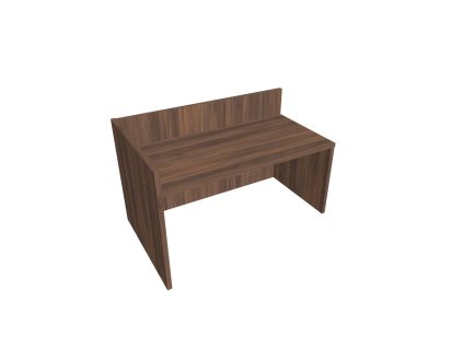 Recepčný pult ASSIST 160 ľavý, 167 x 80 (100) x 74 (100) cm, orech