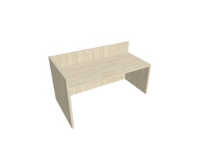 Recepčný pult ASSIST 180 ľavý, 187 x 80 (100) x 74 (100) cm, agát