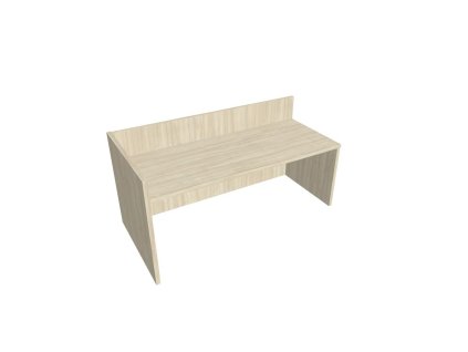 Recepčný pult ASSIST 200 ľavý, 207 x 80 (100) x 74 (100) cm, agát