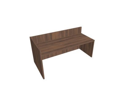 Recepčný pult ASSIST 200 ľavý, 207 x 80 (100) x 74 (100) cm, orech