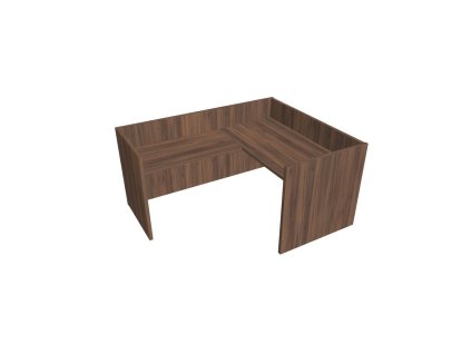 Recepčný pult ASSIST 160 rohový ľavý, 167 x 204 x 74 (100) cm, orech