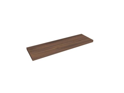 Polica na recepčný pult ASSIST lamino, 100 x 30 cm, orech
