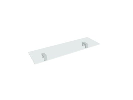 Polica na recepčný pult ASSIST sklo, 100 x 30 cm