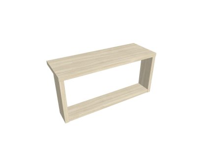 Polica na recepčný pult ASSIST rám, 100 x 30 cm, agát