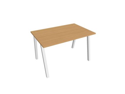 Pracovný stôl UNI A, 120x75,5x80 cm, buk/biela