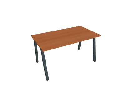 Rokovací stôl UNI A, 140x75,5x80 cm, čerešňa/čierna
