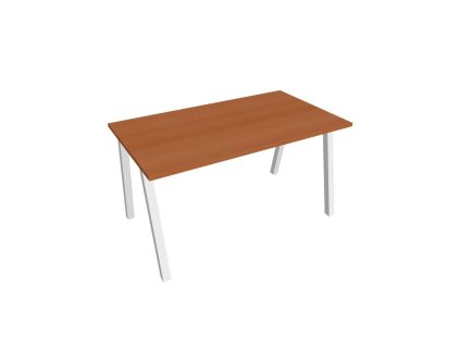 Rokovací stôl UNI A, 140x75,5x80 cm, čerešňa/biela